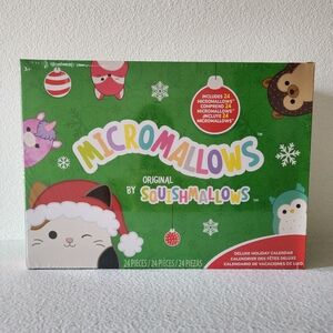 Squishmallows 2.5'' Micromallows 2024 Christmas Holiday 24-Day Advent Calendar